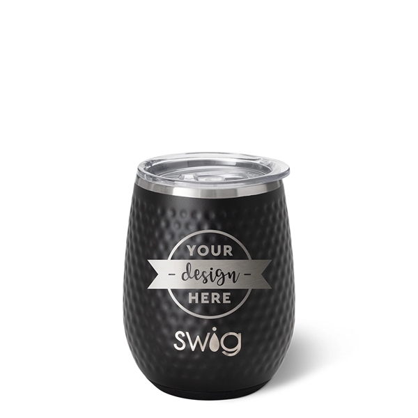 Swig Life Golf Partee Stemless Wine Cup 14 oz, dishwasher safe,... from ASI 72657 Active Life Promo / Apres Ski Active Life