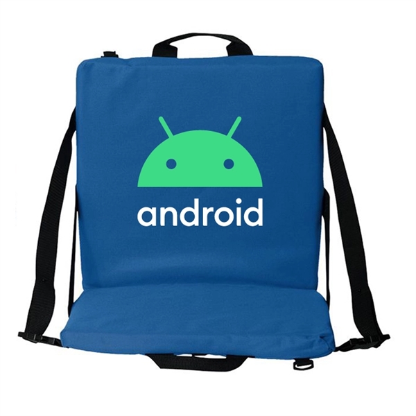 Polyester stadium seat cushion with back zipper pocket. Dense foam padding.... from ASI 40544 Binaco