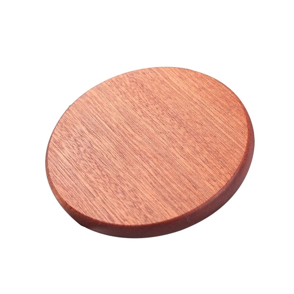 Ebony wood coaster plus laser engraved on 1 side and standard... from ASI 37218 Athena Promo (tm)