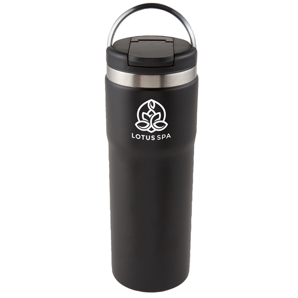 20 oz. double wall vacuum insulated stainless steel bottles with twist-on... from ASI 52840 Evans Manufacturing