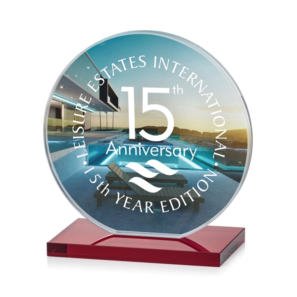 Our Victoria Award features a flat edged Starfire disc mounted on... from ASI 84592 St Regis Group / St Regis