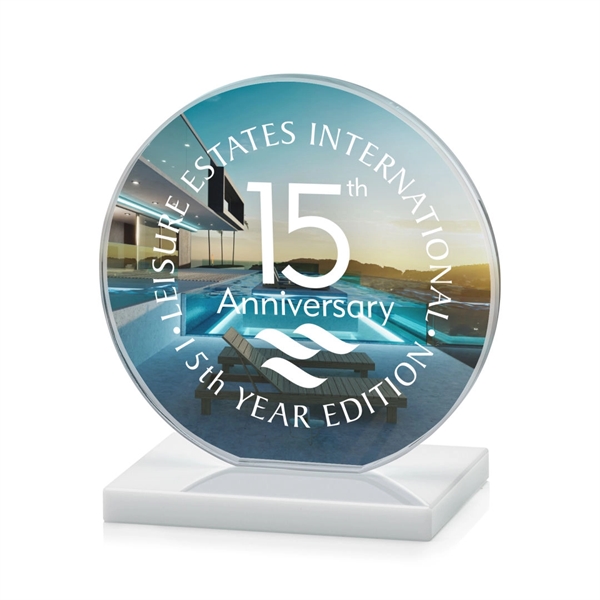 Our Victoria Award features a flat edged Starfire disc mounted on... from ASI 84592 St Regis Group / St Regis