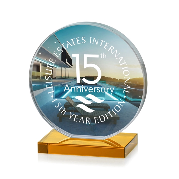 Our Victoria Award features a flat edged Starfire disc mounted on... from ASI 84592 St Regis Group / St Regis