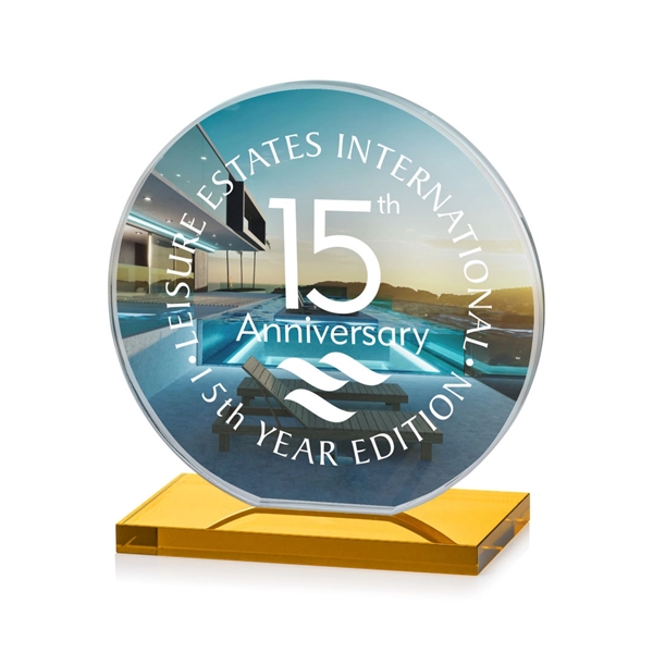 Our Victoria Award features a flat edged Starfire disc mounted on... from ASI 84592 St Regis Group / St Regis