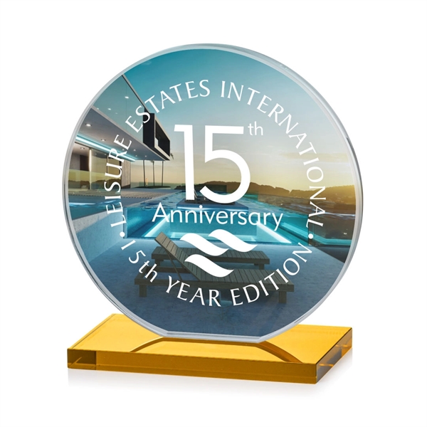 Our Victoria Award features a flat edged Starfire disc mounted on... from ASI 84592 St Regis Group / St Regis