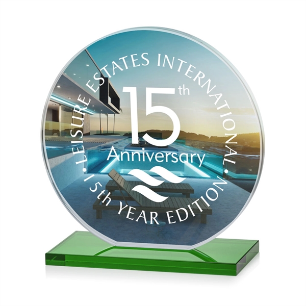 Our Victoria Award features a flat edged Starfire disc mounted on... from ASI 84592 St Regis Group / St Regis