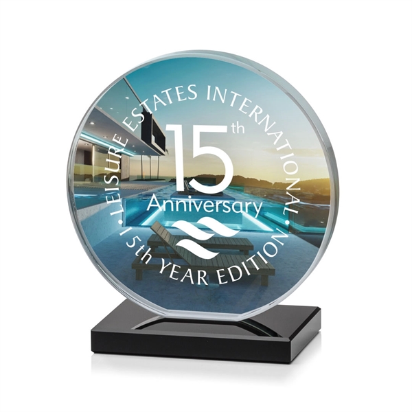 Our Victoria Award features a flat edged Starfire disc mounted on... from ASI 84592 St Regis Group / St Regis