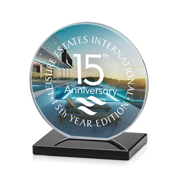 Our Victoria Award features a flat edged Starfire disc mounted on... from ASI 84592 St Regis Group / St Regis