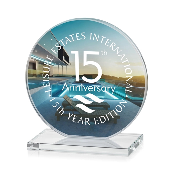 Our Victoria Award features a flat edged Starfire disc mounted on... from ASI 84592 St Regis Group / St Regis