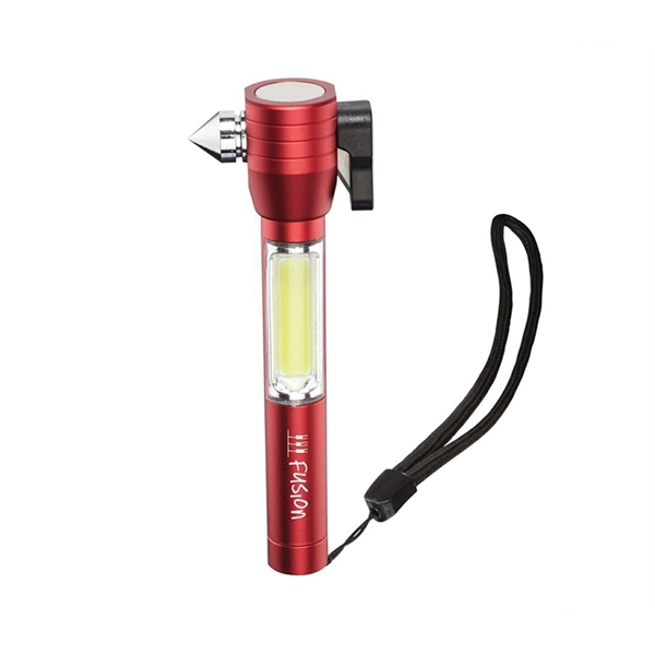 4-in-1 emergency tool with COB led flashlight plus laser engrave on... from ASI 37218 Athena Promo (tm)