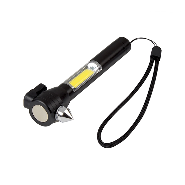 4-in-1 emergency tool with COB led flashlight plus laser engrave on... from ASI 37218 Athena Promo (tm)