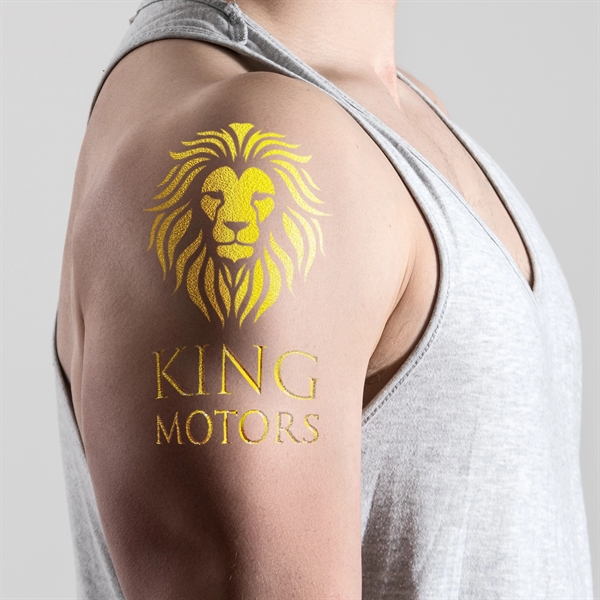 Go big with a 4" x 6" metallic tattoo that delivers.... from ASI 43530 California Tattoos