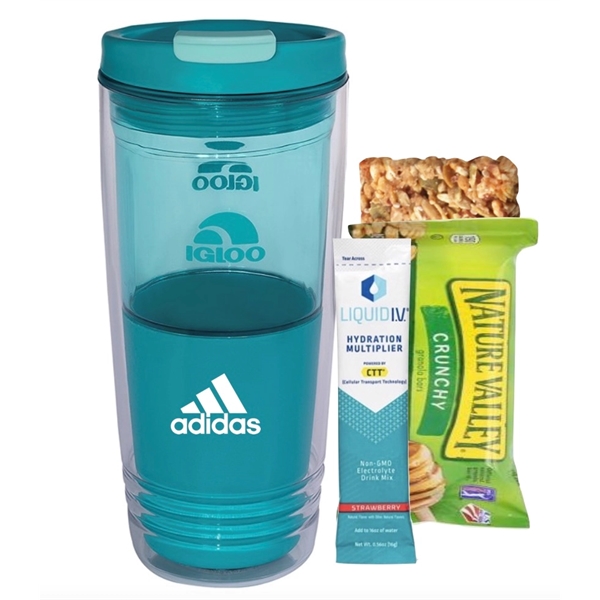 IGLOO Bottle with Liquid IV & Granola Bar... from ASI 89971 Stuff A Mug