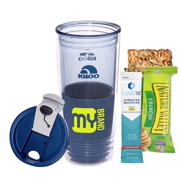 IGLOO Bottle with Liquid IV & Granola Bar... from ASI 89971 Stuff A Mug