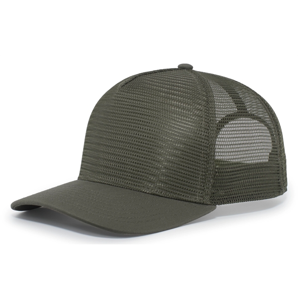 5-Panel Mesh Overlay Trucker Snapback.... from ASI 37461 Augusta Sportswear / Pacific Headwear