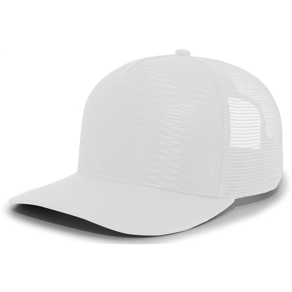 5-Panel Mesh Overlay Trucker Snapback.... from ASI 37461 Augusta Sportswear / Pacific Headwear