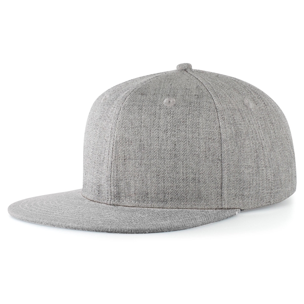 Wool Blend Heather Snapback Cap.... from ASI 37461 Augusta Sportswear / Pacific Headwear