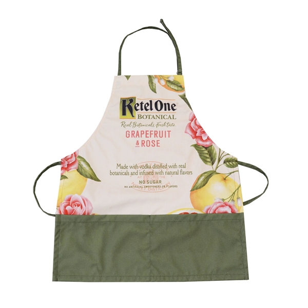 Made in USA - Fully customizable apron with ties and sublimated... from ASI 65952 ZZ DROPPED -LBU Inc / LBU