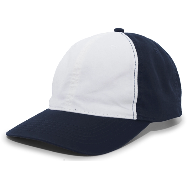 The Vintage Buckle Strap Adjustable Cap is crafted from soft 100%... from ASI 37461 Augusta Sportswear / Pacific Headwear
