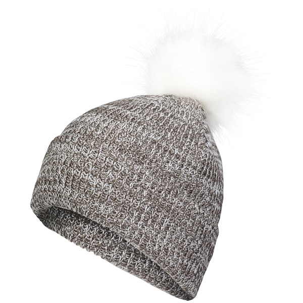 Faux Fur Pom Beanie... from ASI 37461 Augusta Sportswear / Pacific Headwear