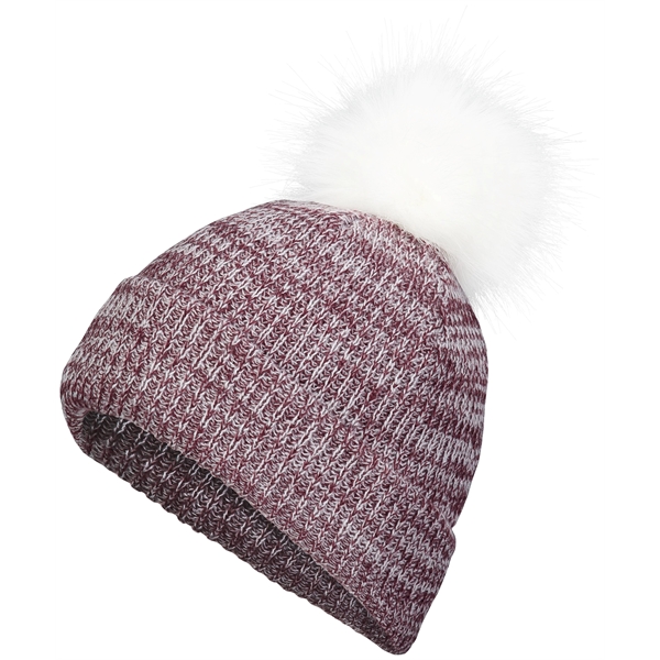 Faux Fur Pom Beanie... from ASI 37461 Augusta Sportswear / Pacific Headwear