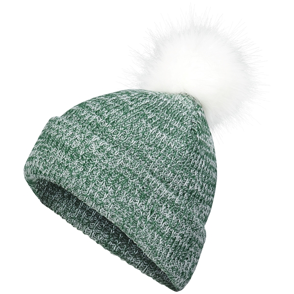 Faux Fur Pom Beanie... from ASI 37461 Augusta Sportswear / Pacific Headwear