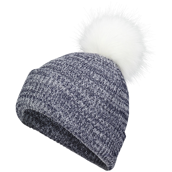 Faux Fur Pom Beanie... from ASI 37461 Augusta Sportswear / Pacific Headwear