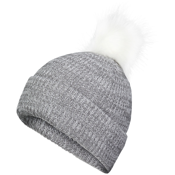 Faux Fur Pom Beanie... from ASI 37461 Augusta Sportswear / Pacific Headwear