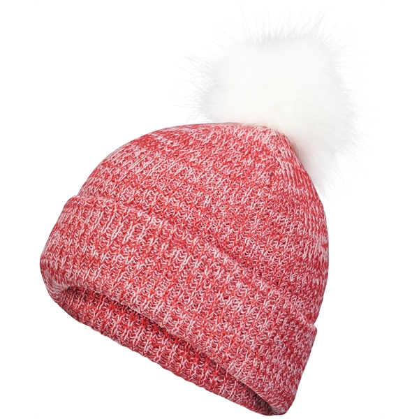 Faux Fur Pom Beanie... from ASI 37461 Augusta Sportswear / Pacific Headwear