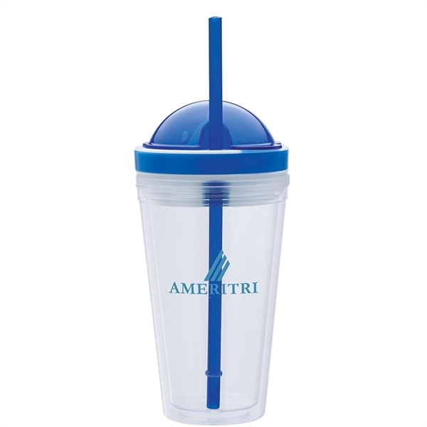 3.75" x 9.25" x 4.19" acrylonitrile styrene 16 ounce juice tumbler... from ASI 67866 Logomark/Valumark / Valumark™