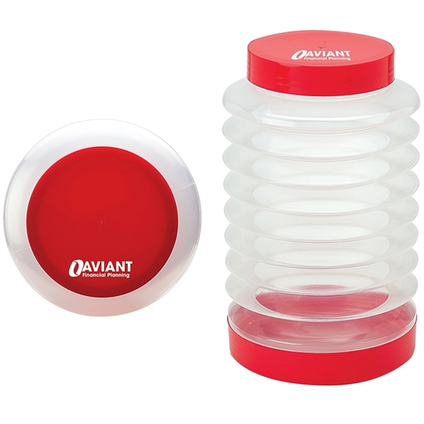 64 oz. Expandable Storage Jar... from ASI 67866 Logomark/Valumark / Valumark™