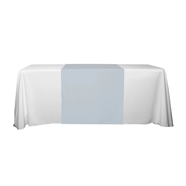 30"W x 90"L table runner made of polyester fabric with customization.... from ASI 62660 Innovation Line