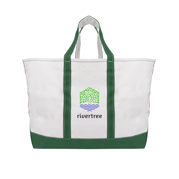 Boat tote bag made of cotton canvas with an open main... from ASI 61125 Hit Promotional Products / Hit®