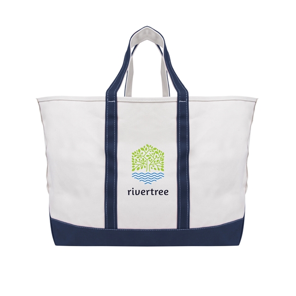 Boat tote bag made of cotton canvas with an open main... from ASI 61125 Hit Promotional Products / Hit®