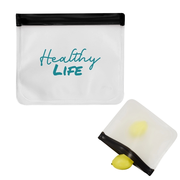 Reusable zip top storage bag for keeping food fresh while refrigerated.... from ASI 61125 Hit Promotional Products / Hit®