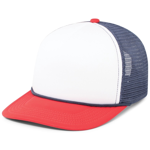 Foamie Fresh Trucker Cap with foam front panel float insert.... from ASI 37461 Augusta Sportswear / Pacific Headwear