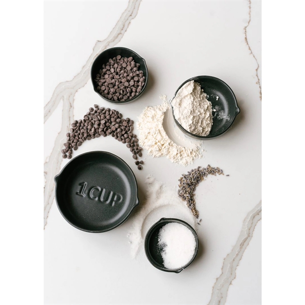 Pretty and practical, The Be Home® Brampton Artisan Made Measuring Cups... from ASI 56070 Gemline / Gemline®