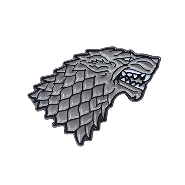 Wolf-shaped badge lapel pin plus standard shipping to 1 continental US... from ASI 37218 Athena Promo (tm)