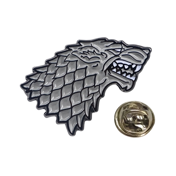 Wolf-shaped badge lapel pin plus standard shipping to 1 continental US... from ASI 37218 Athena Promo (tm)