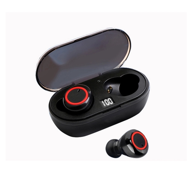 A pair of IPX4 TWS Wireless Bluetooth Earbuds with an included... from ASI 37218 Athena Promo (tm)