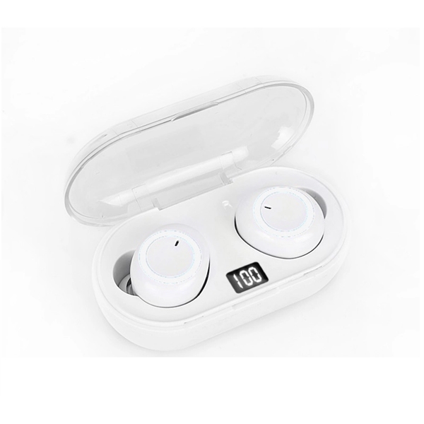 A pair of IPX4 TWS Wireless Bluetooth Earbuds with an included... from ASI 37218 Athena Promo (tm)