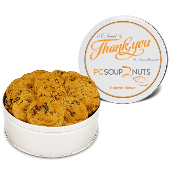 18 oatmeal raisin cookies in a tin... from ASI 44900 NC Custom (CI/Lanco) / Fresh Beginnings