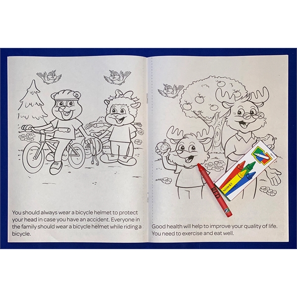 Health and Safety for Children coloring book.... from ASI 45815 Coloring Book Solutions