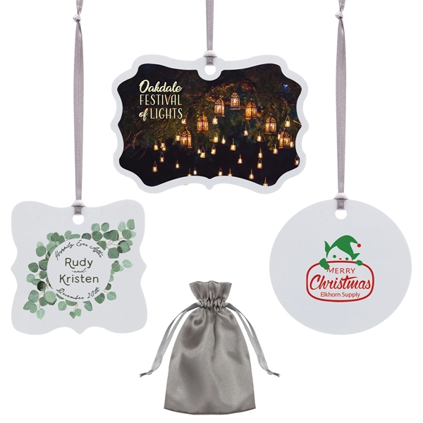 Decorative metal ornament, available in three different shapes.... from ASI 62190 Illini