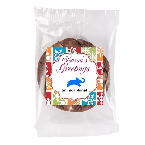 Individually Wrapped Chocolate Double Chip Cookie... from ASI 44900 NC Custom (CI/Lanco) / Fresh Beginnings