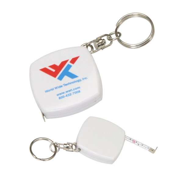 6 ft. tape measure keyring with both imperial and metric measurements.... from ASI 57655 STOPNGO Line