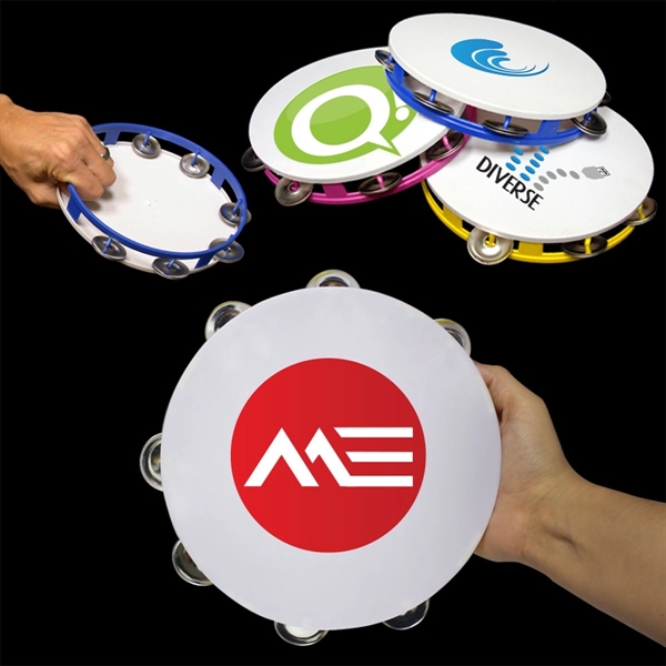 8" plastic tambourines with metal bells.... from ASI 42016 Brighter Promotions Inc