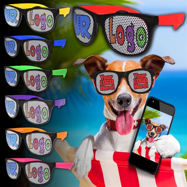 Specialized vinyl billboard-style sunglasses... from ASI 42016 Brighter Promotions Inc