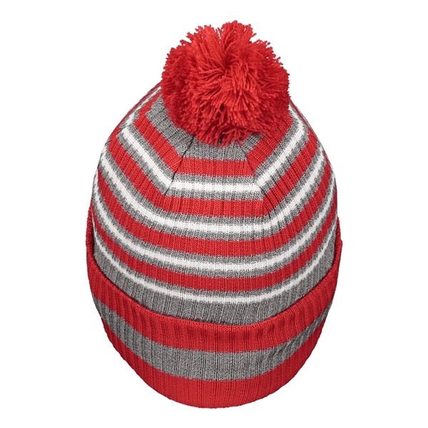 Holloway 8 1/2" Spirit Pom Beanie... from ASI 84358 S&S Activewear