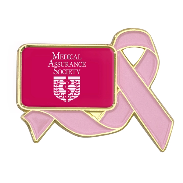1" die struck metal awareness ribbon lapel pin in assorted colors... from ASI 52263 EMT